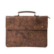 PU Leather Briefcase Ideal Laptop Tote Bags Case