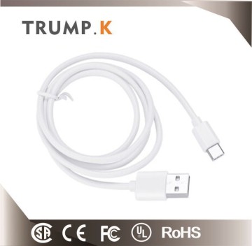 Standard white color USB 2.0 cable for phone