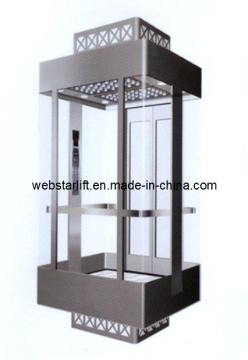 4 Sides Glasses Observation Elevator Hotel Elevators