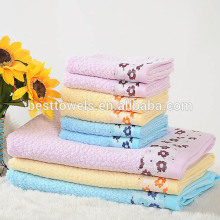 solid color custom jacquard towel