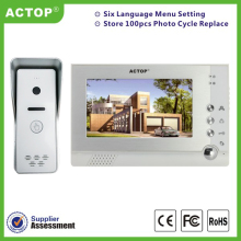 Waterproof Record doorbell with camera and intercom