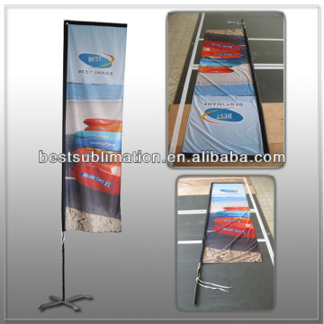 Custom rectangular flag banner stand,rectangular flag pole