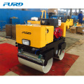 Walk-behind double-vibration full hydraulic road roller with safety ram roller price