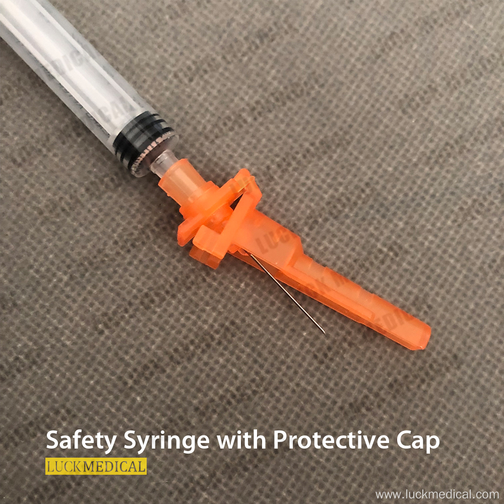 Sheath Lock Safety Needle Syringe