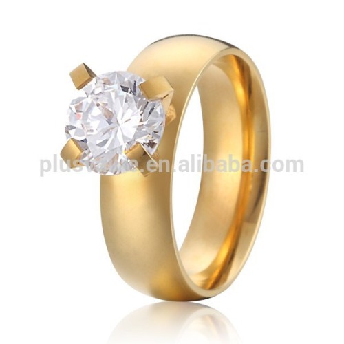 surgical stainless steel cheap affordable simple wedding engagement rings for women