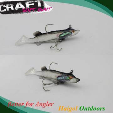 Supplier of high quality action lead fish lumious lead fish japan shad fishing swimbait