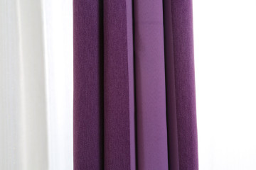 polyester cationic yarn striped curtains