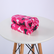 factory production  printed plush throw pet blanket