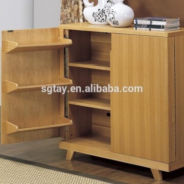 pine wood shoe cabinet