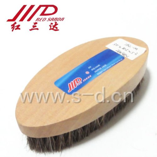 wooden shoe shine brush