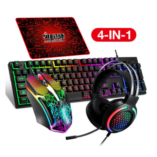 Game 4 in 1 Keyboard/Mouse/Headphone/Mouse Pad