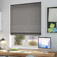 Fabric roman window shades