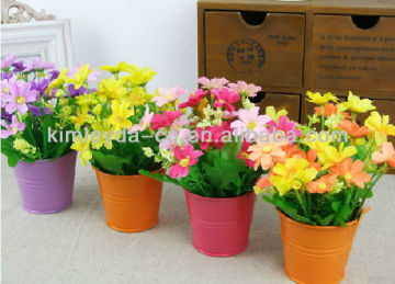 colorful mini buckets pails decorative