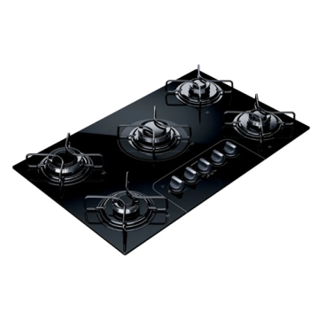 Cooktop 5 Burner Consol Glass