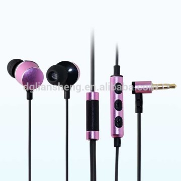 Patent design earphone headset headphone with mic and volume control