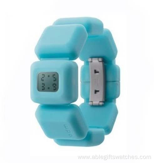 lovely pattern printing silicone band watches