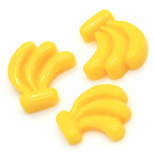 Kawaii Mini Banana String Shaped Beads Slime For DIY Toy Decor Kids Handmade Craftwork Beads Cabochon Decor