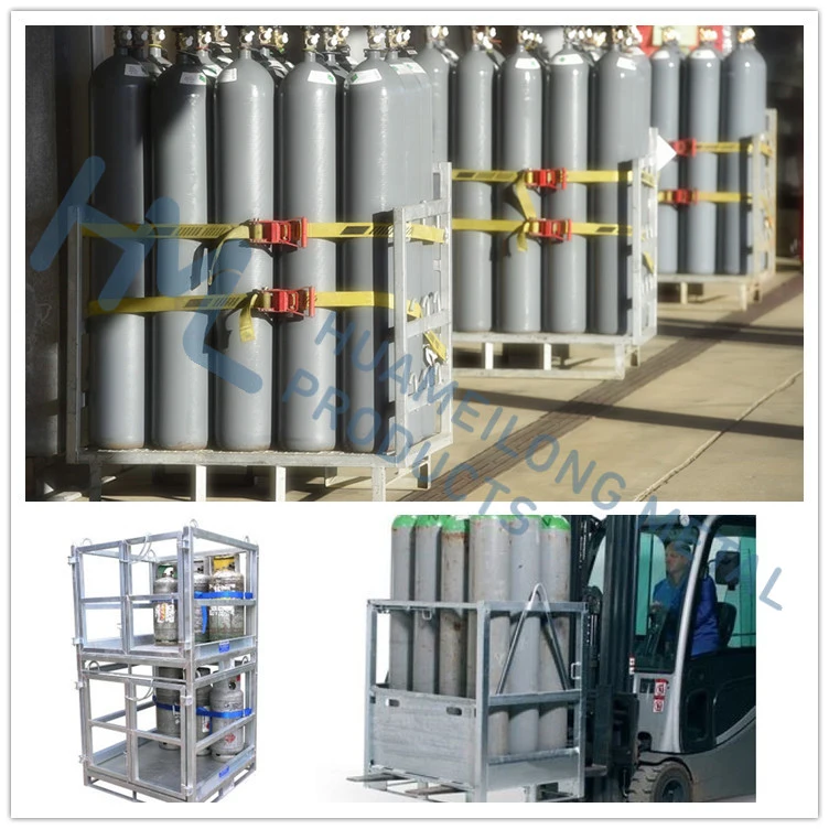 Gas Cylinder Transport Storage Pallet Cage for Sale