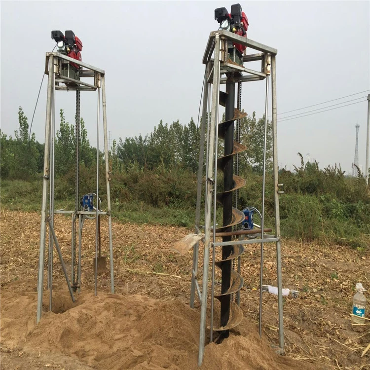 China Manufacturer Gasoline Tree Planting Mini Machine Digging Earth