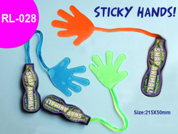 Promotional Soft Sticky Hand Toys/Plush Hands Toys