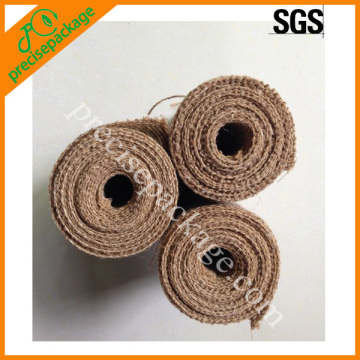 Eco friendly decorative jute fabric roll