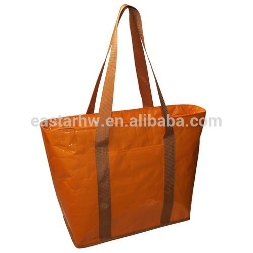 pp woven fashionable cooler bag