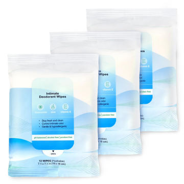 Customized intimate deodorizing wipes for women