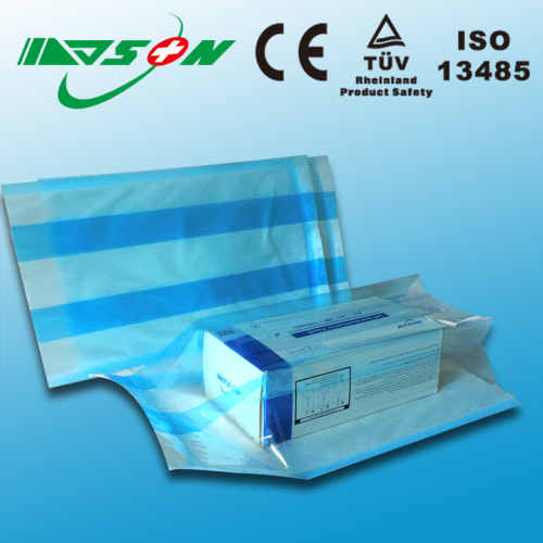 Steam ETO sterilization paper gusseted bag roll