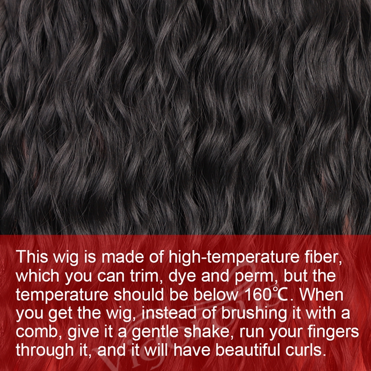 Wholesale U Part Water Wave Futura Curly Long For Black Women Synthetic Lace Wigs Heat Resistant Fiber