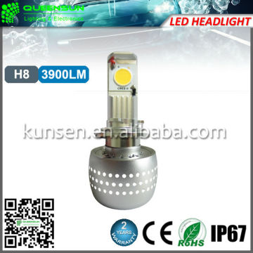 2014 New all in one led headlight h4-hi/lo 72w 7800lumen all in one heat dissipation car led headlight