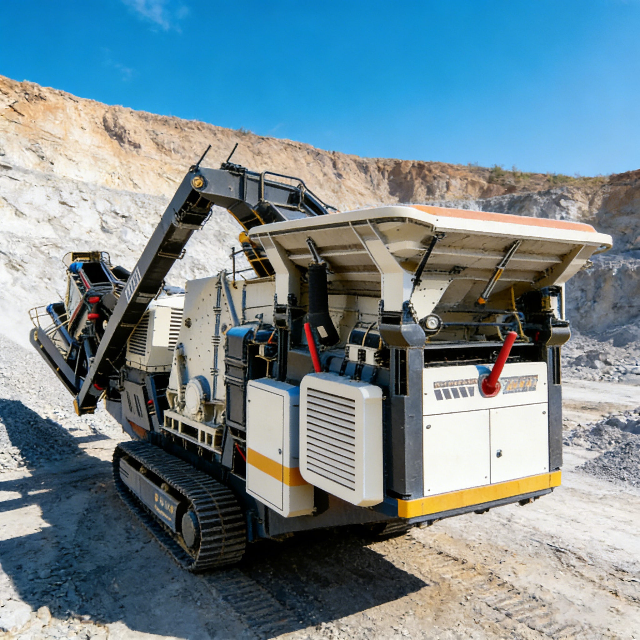 माइन रॉक मोबाइल क्रशर Mine Rock Mobile Crusher