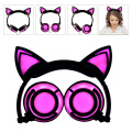 In Stock Cat Ear Headphones For Christmas Gift