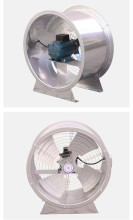 Stainless steel coaxial exhaust fan