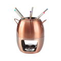 big capacity Copper painting Fondue Set