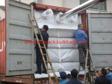 20ft PP woven dry bulk container liner for PP resin