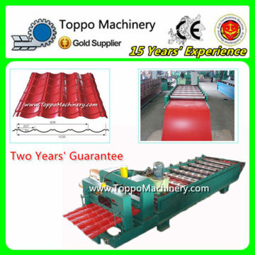 Glazed Colored Metal Roof Sheet Manufacturing Equipment