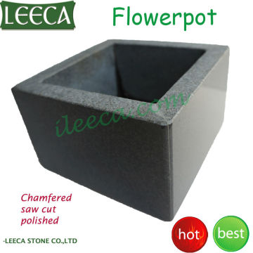 Outdoor granite flowerpot plant pot