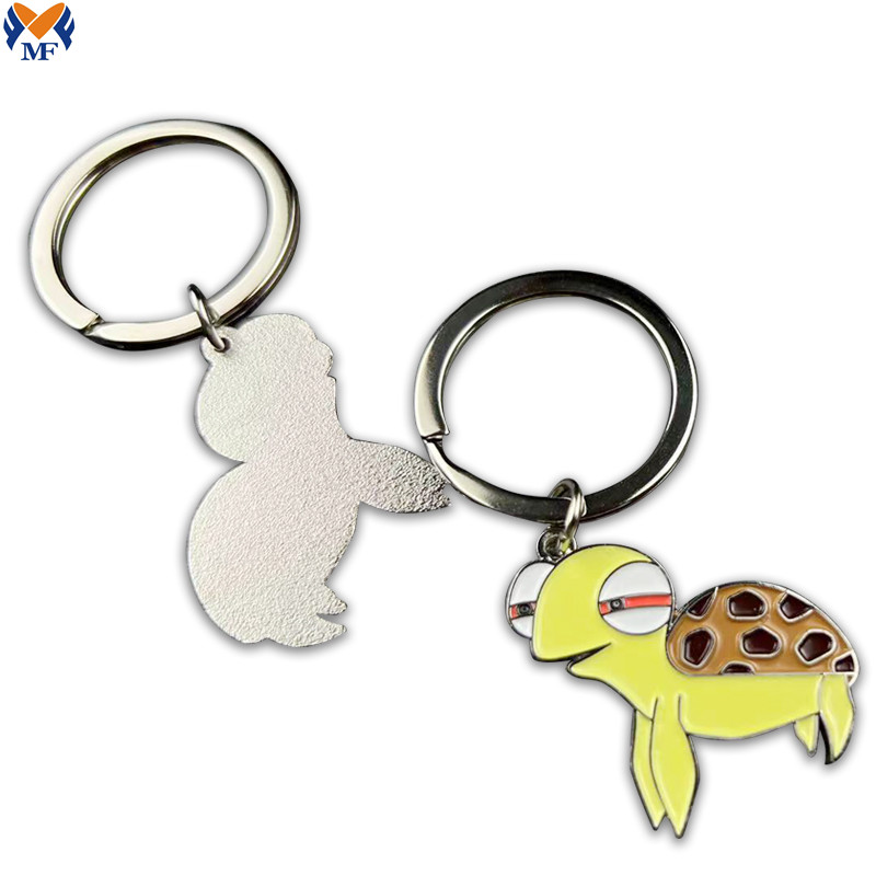 Enamel Dog Keyring Jpg