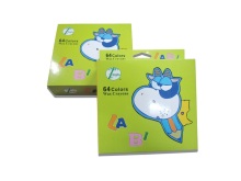 64 Colors Wax Crayon Set