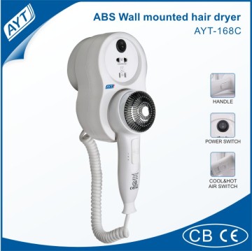 wall mount hair dryer holder