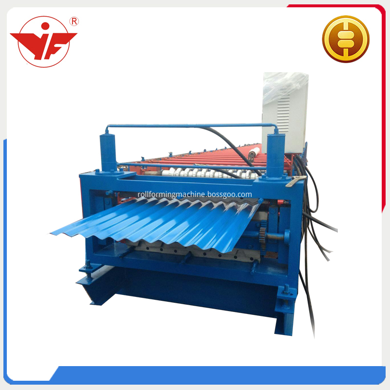 Low cost double layer roll forming machine 