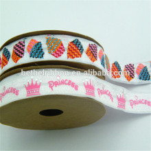 Satin elastic crochet ribbon rolls glitter