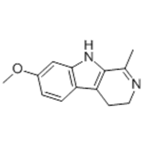 3H-Pyrido[3,4-b]indole,4,9-dihydro-7-methoxy-1-methyl- CAS 304-21-2