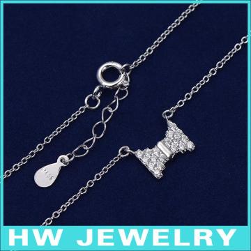 bone fashion silver necklace