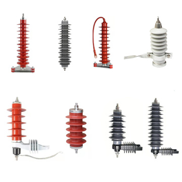 High voltage composite zinc oxide arrester series Polymer type lightning arrester