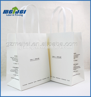 Custom strong paper carrier bag