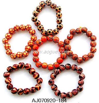 fashion bangle with  wood