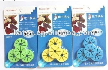 Plastic laundry sock holder