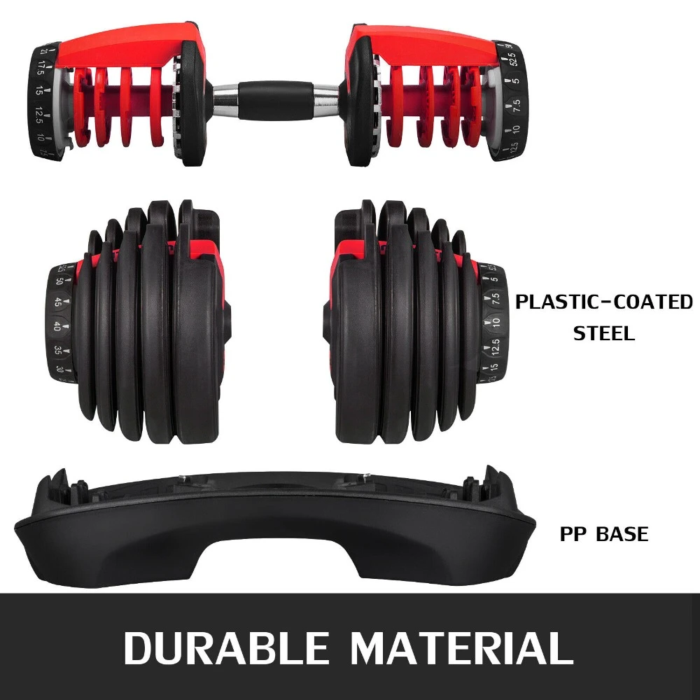 2021 Hot in Stock Rubber Hex PU Dumbells Wholesale Adjustable Dumbbell