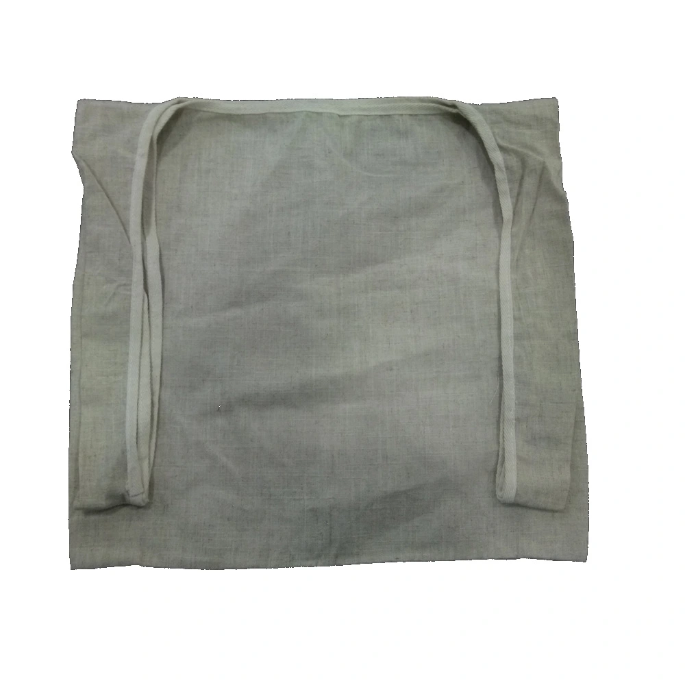 Eco-Friendly Silk Screen Printing Body Material Handles Cotton Hemp Vest Shopping Bag